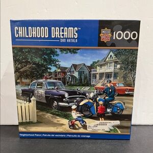 Childhood Dreams Neighborhood Patrol 1000 piece jigsaw puzzle SALE🔴3/$25